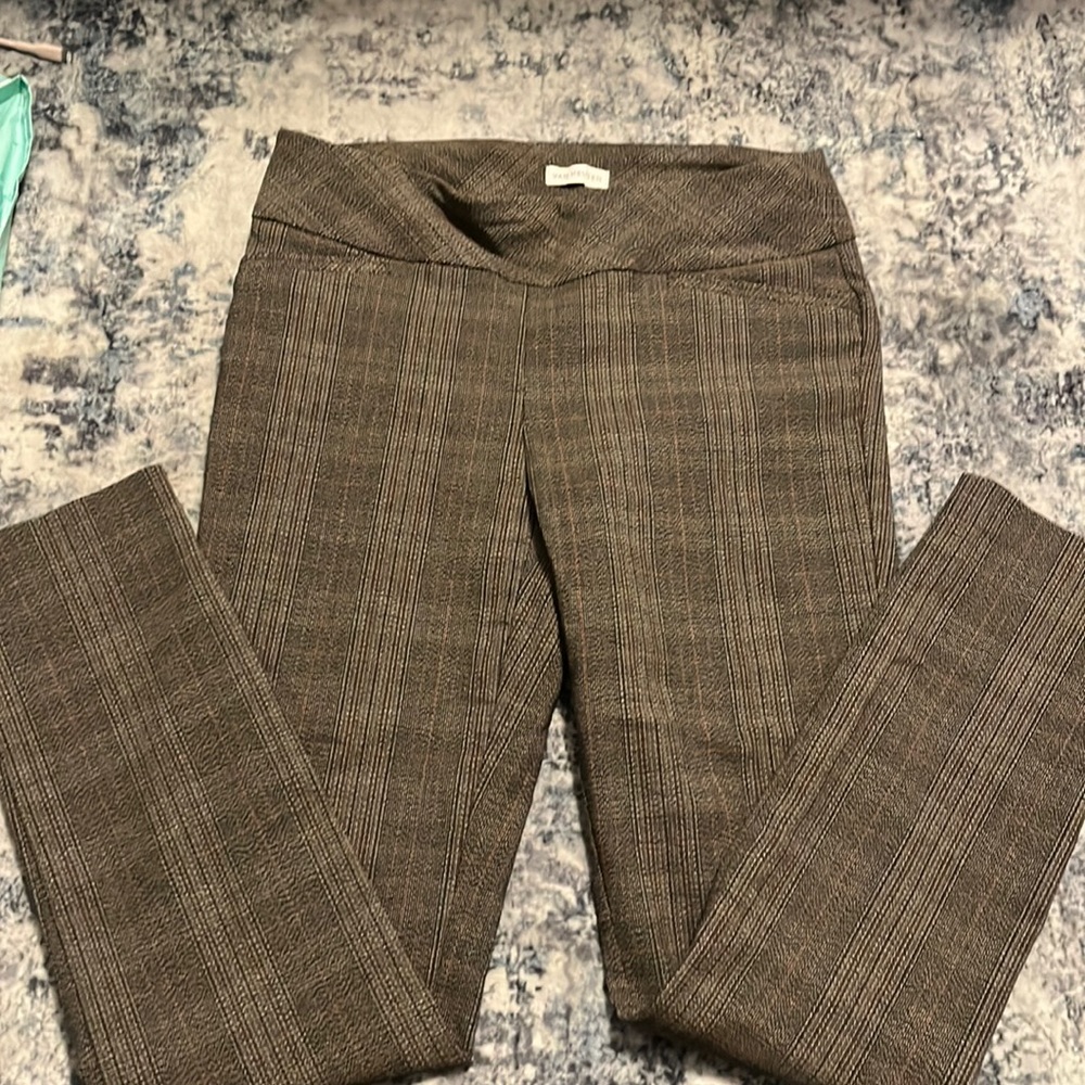 Van Heusen plaid pull on trousers